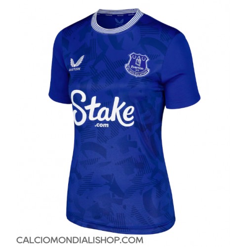 Maglie da calcio Everton Prima Maglia Femminile 2024-25 Manica Corta